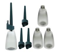 VILLCASE Dispositivo de Riego Automático Picos de Riego Ajustables para Plantas en Macetas Kit de 4 Piezas para Jardín Interior y Vacaciones sin Perforación