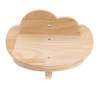 VILLCASE Escalera Colgante para Gatos y Hámsters de Madera para Interior, Plataforma de Salto Vertical Que Ahorra Espacio para Mascotas