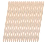 VILLCASE Espátulas Solución y Cómoda 100 para Depilación Borde Redondo de Madera Palitos para Aplicar Cera de Depilación para Eliminar Vello