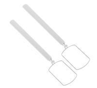 VILLCASE Espejo de Extensión de Pestañas Multifuncional de Plástico y Vidrio Blanco Diseño Plegable y Rotatorio para Inspección en Extensiones de Pestañas