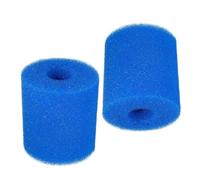 VILLCASE Esponja Filtrante Reutilizable Azul para Piscina, 2 Piezas | Reutilizable y Fácil de Limpiar, Material de Esponja, Suministro para Filtrado de Piscinas, Color Azul