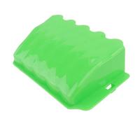 VILLCASE Estante Externo para Conejos y Cobayas, Rejilla Plástica Verde Soporte Pequeño, Comedero Portátil para Jaula, Almacenaje De Alimento para Mascotas Pequeñas