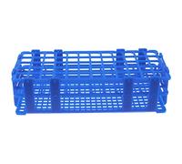 VILLCASE Estante Rack de Tubos de Ensayo Soporte de Tubo de Centrífuga Soporte de Plástico Soporte de Tubo de Microcentrífuga Soporte de Tubo de 60 Agujeros para Laboratorio