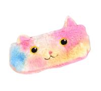 VILLCASE Estuche de Peluche para Lápices y Bolígrafos Niña, Color Iridiscente, Tamaño Pequeño, Gran Capacidad, Liviano y Cerrado Cremallera, Adecuado para Estudiantes y Oficina en Uso Diario y Escolar