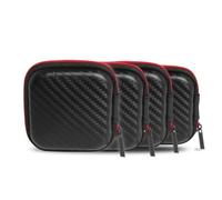 VILLCASE Estuche Organizador de Cables USB Negro, y Fácil de Limpiar para Cargador de Teléfono Adecuado para Guardar y Transportar al Salir