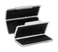 VILLCASE Estuche Rígido para Discos Duros M.2 para Pc, Protección y Antivibración, Pequeño Estuche de Transporte Gris y Claro, Almacenamiento Seguro para SSD Portátil, Accesorios