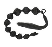VILLCASE Extensión de Coleta Burbuja Sintética de 75 CM para Mujer Postizo de Pelo Natural sin Marcas Coleta Larga Envolvente para Uso Diario Fiestas Cosplay y Bodas