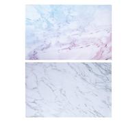 VILLCASE Fondos de Fotografía de Doble Cara Impermeables para Fotografía de Naturaleza Muerta, Papel Fondo 2 Piezas Diseño Mármol, Herramienta para Fotos de Joyería, Maquillaje y