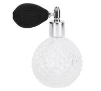 VILLCASE Frasco de Perfume Recargable de Vidrio Transparente de 100 Ml Atomizador de Perfume y de Aire Dorado Pulverizador Hermético para Viajes y Uso Diario