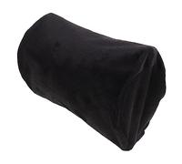 VILLCASE Funda de Almohada Cilíndrica para Cuello de Coche Terciopelo Cristal Negro Reutilizable y Decorativa Protectora para Almohada Cervical y Reposacabezas Diseño Cómodo y Resistente