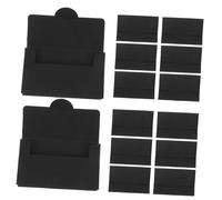 VILLCASE Fundas Para Tarjetas De Crédito y Membresía Tamaño Estándar, Papel Resistente Negro, Protección Contra Desmagnetización, Para Uso Hoteles, Tiendas y Gimnasios