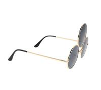 VILLCASE Gafas de Sol Novedosas y Grandes para Celebracion Verano, Estilo Retro y Steampunk Diseño de Triple Círculo, para Fiestas y Presentaciones en Escenario