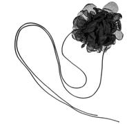 VILLCASE Gargantilla Negra Vintage para Mujer Flores de Peonía, Accesorio Llamativo de Tela, Estilo Versátil y Elegante para Uso Diario y Bailes