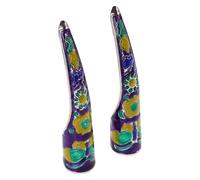 VILLCASE Garras Largas de Estilo Real para Uñas, 2 Piezas, Ideales para Fiestas de Halloween y Disfraz de Reina