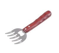 VILLCASE Garras Trituradoras de Carne con Mango de Madera de Acero Inoxidable Herramienta para Desmenuzar y Servir Carne Fácilmente en Cocina para Barbacoa y Buffet en Cocina