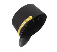 VILLCASE Gorra Clásica de Maquinista Negra para Adulto, Sombrero de Conductor de Ferrocarril, Accesorio de Disfraz Vintage para Fiestas y Eventos Temáticos de Tren