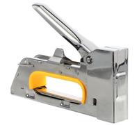 VILLCASE Grapadora Manual para Tapicería y Madera Mecanismo de Bloqueo Seguro, Compatible Grapas Tipo U, Herramienta de Fijación Reutilizable para Bricolaje y Oficina