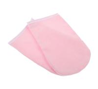 VILLCASE Guantes Cuidado Manos Cubiertas de Cera de Parafina, Tejido Rosa, Ajuste Adaptable y Interior Confortable para Tratamientos de Belleza en Spa