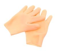 VILLCASE Guantes Hidratantes Terapéuticos para Manos Talla Única Color Piel Fabricados Material Sebs Flexible Ideales para Cuidado Antiedad Hidratación Profunda y Protección contra