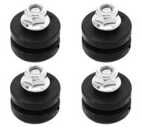 VILLCASE Hebilla para Maleta Trasera 4 Piezas Espaciadores Almohadilla de Buje y Placa Base Resistente para Caja de Equipaje Trasero en Uso de Accesorio de Viaje para Moto