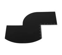 VILLCASE Herramienta de Alineación de Barba con Indicadores de Medición, Tarjeta para Diseño de Línea Capilar y Estilizado de Barba, Material Pp Resistente para Uso en Casa o Barberías