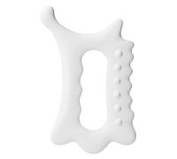 VILLCASE Herramienta Guasha de Resina Que No Dañan la Piel de Color Claro Bordes Suaves y Relajación para Masaje Corporal y Facial Adecuado para Cuello