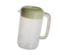 VILLCASE Jarra Medidora con Tapa de Plástico Resistente al Calor y Frío de 2500ml para Servir Bebidas Caseras en Cenas de Acción de Gracias y Fiestas Color Aleatorio