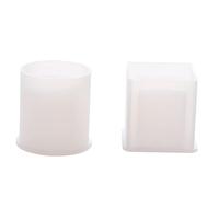 VILLCASE Juego de 2 Moldes para Macetas de Silicona Blanca para Decoración del Hogar Manualidades para Niños Y Niñas