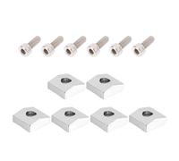 VILLCASE Juego de Abrazaderas de Tuerca de Bloqueo para Guitarra Eléctrica con Tornillos Hexagonales, Material de Aleación de Hierro y Zinc, Fácil Instalación para Puente Trémolo de 6