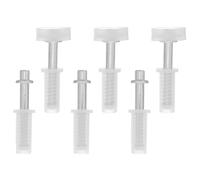 VILLCASE Kit de 6 Piezas de Ruedas y Rodillos para Puertas Plegables de Armario, Soporte Fuerte y Guía Superior para Reparación y Sustitución en Proyectos DIY