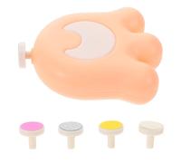 VILLCASE Kit de Cortaúñas Ñiño Eléctrico con Diseño Ergonómico y Operación Silenciosa, Lima de Uñas con 5 Cabezales para Recién Nacidos y Niños Pequeños en Color Rosa