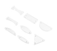 VILLCASE Kit de Experimentos Físicos de Óptica 8 Piezas, Herramientas Ópticas Versátiles de Plástico para Demostraciones en Laboratorios y Aulas Educativas