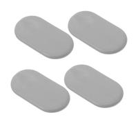 VILLCASE Kit de Topes para Asientos de Inodoro de Plástico 3.7x2x0.7 Cm Reducción de Ruido y Fácil Mantenimiento 4 Piezas para Baños en Hogares y Hoteles