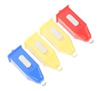 VILLCASE Lámpara de Prueba Antirrayos Azules 4 Piezas Luz Detección Gafas Anti Luz Azul Plástico Aleatorio para Protección Visual en Pantallas Digitales Color Aleatorio