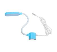 VILLCASE Lámpara LED Cuello Flexible de Silicona y Abs con Base Magnética para Máquina de Coser Alimentación USB, Fácil de Colocar y Ajustar para Banco de Costura