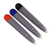 VILLCASE Lápiz Óptico Táctil para Pantalla Electrónica 3 Piezas, Bolígrafo Capacitivo Portátil Abs Colores Rojo Azul Negro, para Pizarra Digital y Tabletas Electrónicas