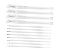 VILLCASE Lápiz Resistente al Agua para Mapeo de Cejas y Tatuajes Juego de 12 Piezas 4 Lápices y 8 Recambios Herramienta Manual de Precisión para Marcar Piel y Cejas