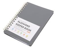 VILLCASE Libro de Contraseñas A6 con Pestañas Alfabéticas, Organizador Práctico Papel y Pp, Cuaderno Espiral para Gestión de Sitios Web