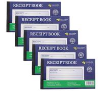 VILLCASE Libro de Recibos de 2 Partes para Gestión de Pedidos 5 Blocs en Papel, Uso Versátil y Copias Legibles para Negocios y Comercios Minoristas