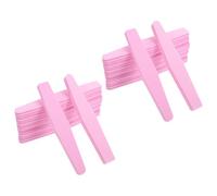 VILLCASE Limas de Uñas para Manicura Rosa 20 Piezas Papel Abrasivo y Material Eva para Pulido de Uñas de Manos y Pies Hogar