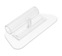 VILLCASE Llana Raspadora Transparente Poligonal para Acabado de Hormigón y Yeso, Herramienta Manual de Albañilería para Alisar Paredes y Techos, Ligera y Precisa para Uso Interior