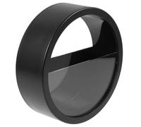 VILLCASE Maceta Colgante de Pared Redonda Negra Mediana, Porta Flores Decorativa para Interior, Maceta Creativa sin Agujero Fija, Adecuado para Oficina y Sala de Estar, Material Duradero,