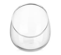 VILLCASE Maceta para Plantas de Interior de Biselado Diseño Angular, Recipiente Transparente para Micropaisajes y en Escritorios y Jardines Pequeños