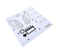 VILLCASE Mantita Mensual para Bebés Accesorios Fotográficos Recién Nacido para Banquetes y Sesiones de Fotos