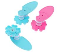 VILLCASE Máquina Prensadora de Papel para Manualidades 3 Piezas 1 Rosa 2 Azules Herramienta de Plástico para Quilling Forma de Ondas Kit para Principiantes y Proyectos DIY Creativos