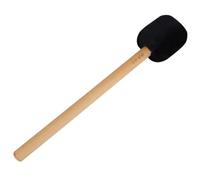VILLCASE Mazo de Bombo Mango de Madera de Haya y Cepillo Negro, Ligero Empuñadura Antideslizante para Músicos y Principiantes en Percusión