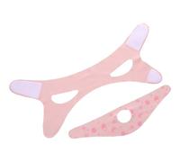 VILLCASE Mentonera para 2-7 Años Transpirable y Ajustable Dispositivo Antironquidos para Dormir Corrección de Respiración Bucal Soporte Suave para Barbilla Color Rosa Ballet Talla