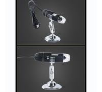 VILLCASE Microscopio Digital USB con LED Ajustables Portátil con Soporte Adhesivo Compatible con Win XP Vista para Inspección Técnica y Observación Microscópica