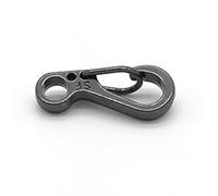 VILLCASE Mini Mosquetones sin Bordes Afilados de Aleación de Aluminio 15 Gancho de Bloqueo Alta Resistencia Color Aleatorio para Mochila y Linterna Ideales para Actividades