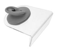 VILLCASE Modelo de Oreja de Silicona Estable y Portátil para Exhibición de Joyas y Práctica de Piercing con Soporte Realista para Tienda y Educación Estética